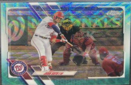 Juan Soto [Aqua Wave Refractor] #150