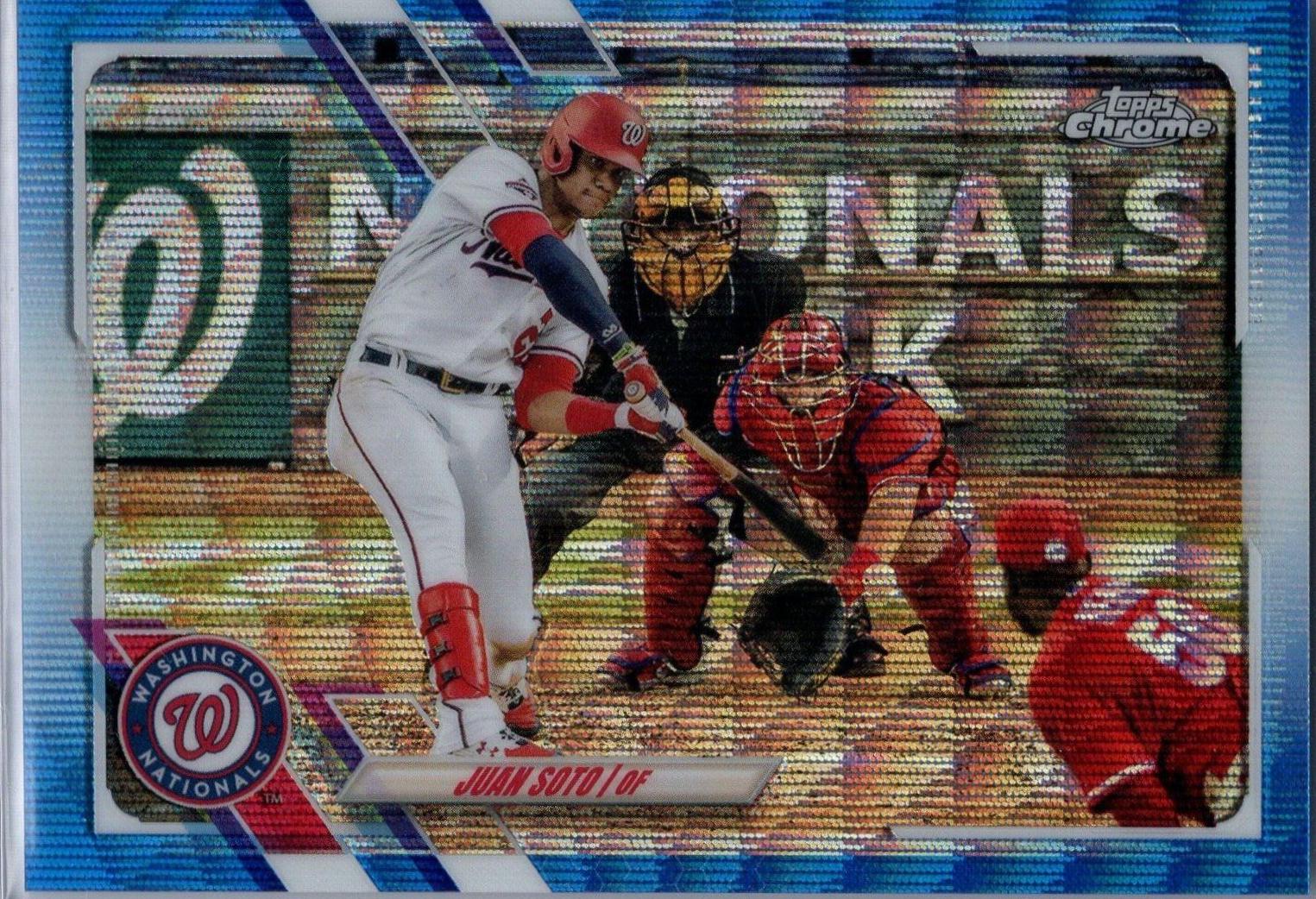 Juan Soto [Blue Wave Refractor] #150