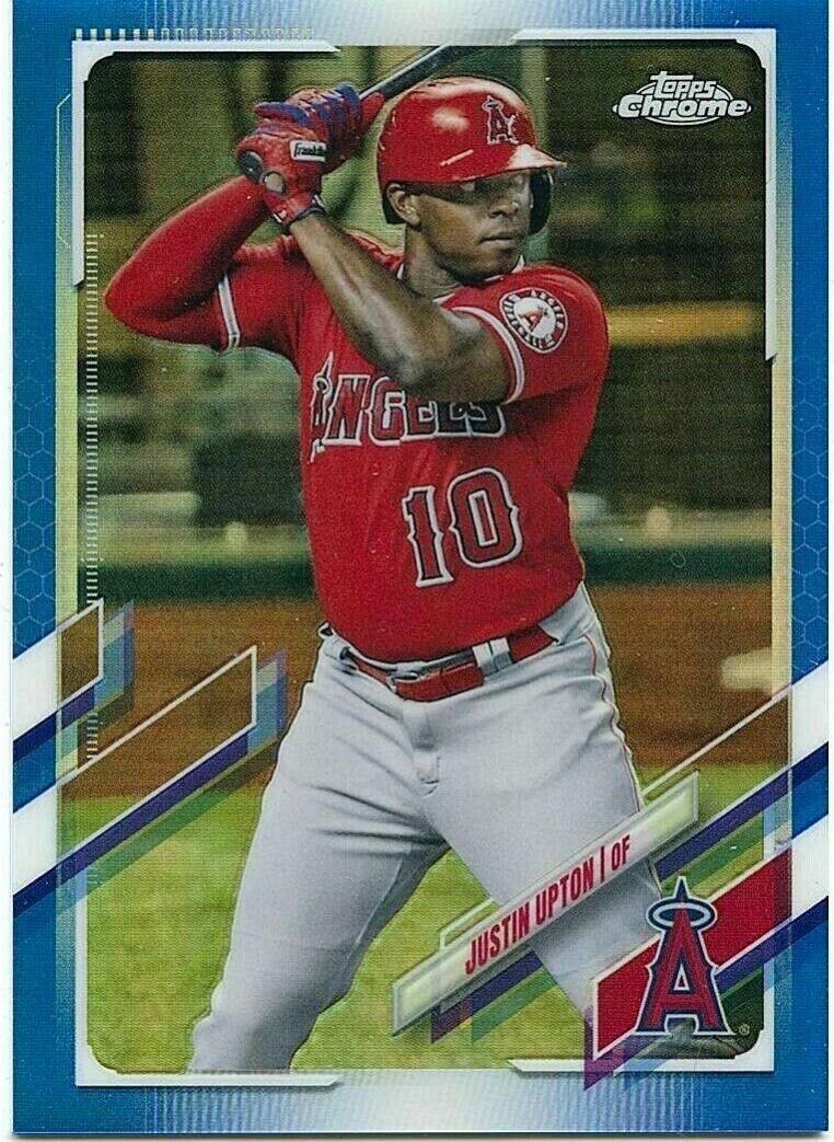 Justin Upton [Blue Refractor] #201