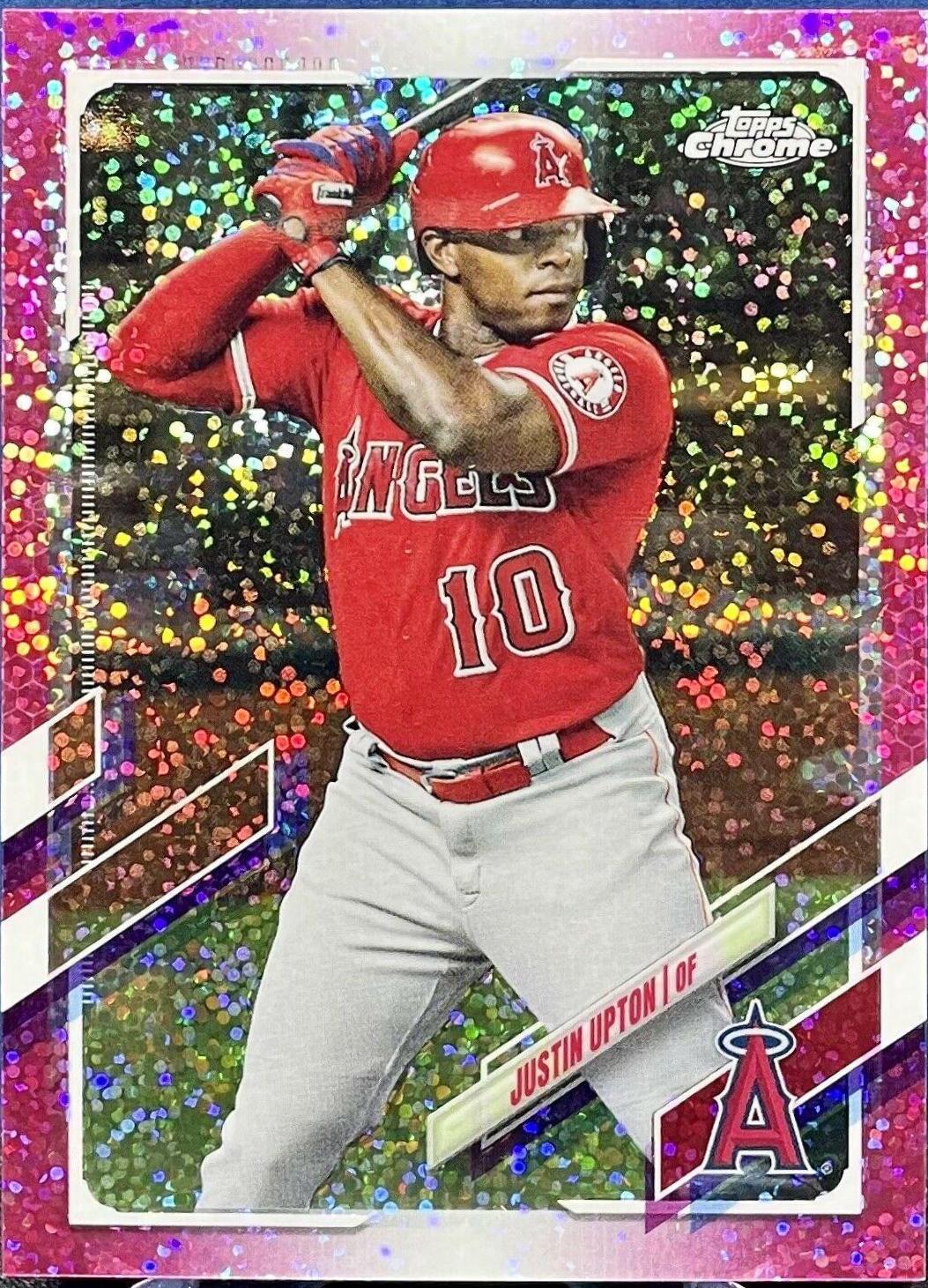 Justin Upton [Magenta Speckle Refractor] #201