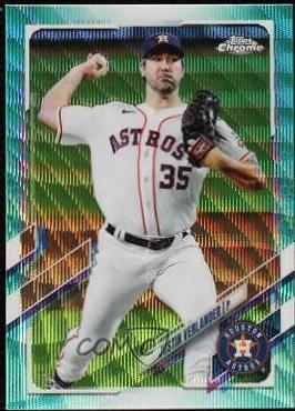 Justin Verlander [Aqua Wave Refractor] #122
