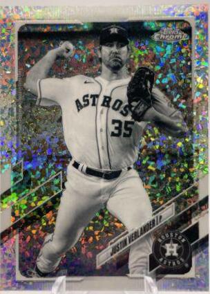 Justin Verlander [Black & White Mini Diamond Refractor] #122