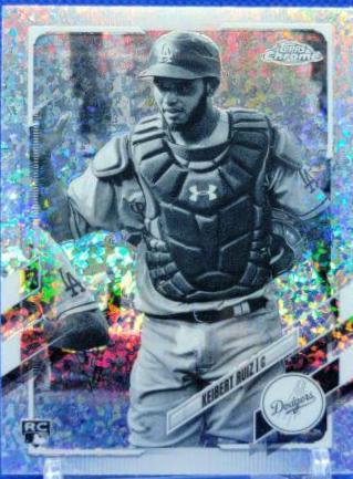 Keibert Ruiz [Black & White Mini Diamond Refractor] #5
