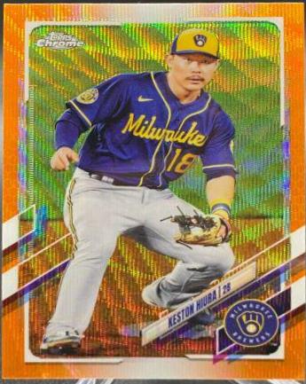 Keston Hiura [Orange Wave Refractor] #211