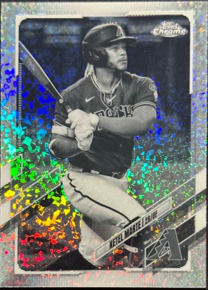 Ketel Marte [Black & White Mini Diamond Refractor] #116