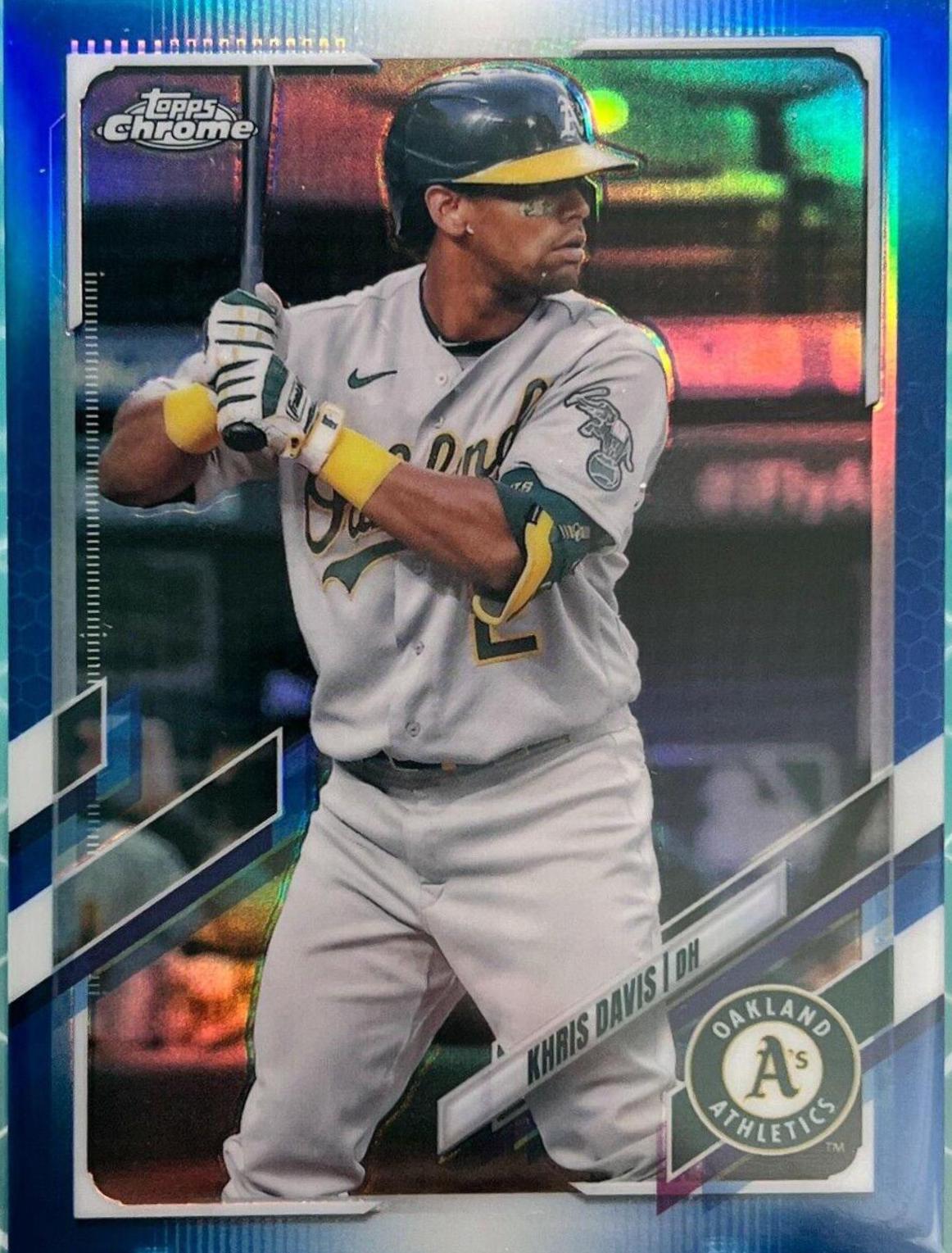Khris Davis [Blue Refractor] #216