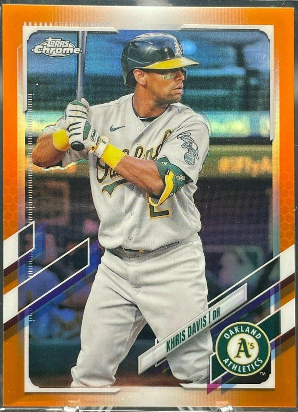 Khris Davis [Orange Refractor] #216