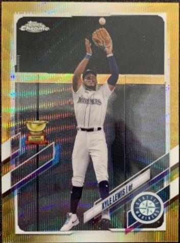 Kyle Lewis [Gold Wave Refractor] #93