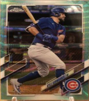 Kyle Schwarber [Aqua Wave Refractor] #203