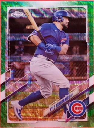 Kyle Schwarber [Green Wave Refractor] #203