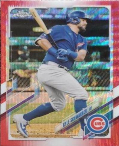 Kyle Schwarber [Red Wave Refractor] #203