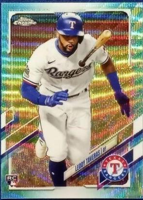 Leody Taveras [Aqua Wave Refractor] #146