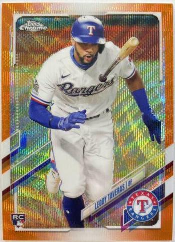Leody Taveras [Orange Wave Refractor] #146