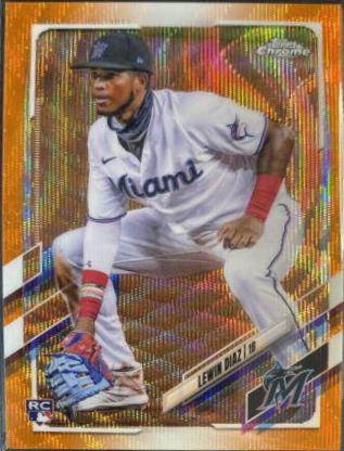 Lewin Diaz [Orange Wave Refractor] #83