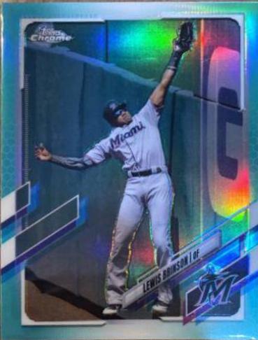 Lewis Brinson [Aqua Refractor] #42