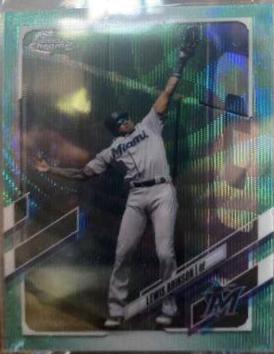 Lewis Brinson [Aqua Wave Refractor] #42