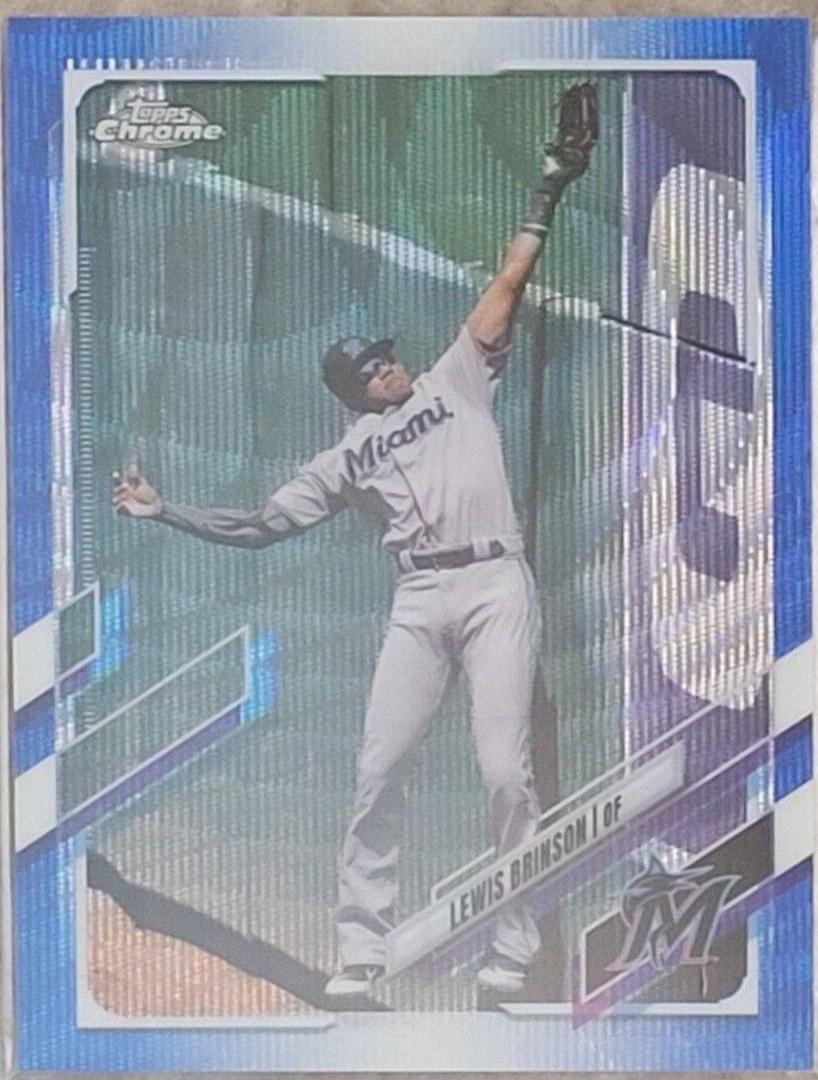Lewis Brinson [Blue Refractor] #42