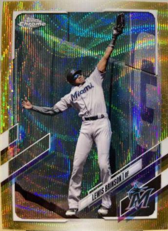 Lewis Brinson [Gold Wave Refractor] #42