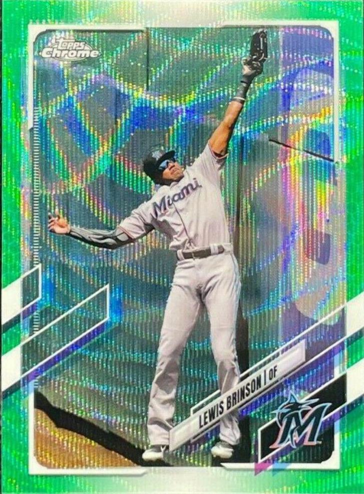 Lewis Brinson [Green Wave Refractor] #42