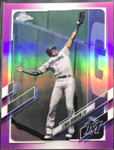 Lewis Brinson [Pink Refractor] #42
