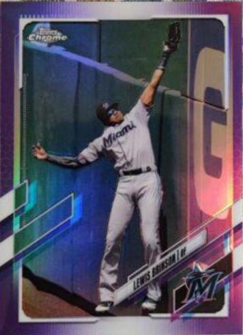 Lewis Brinson [Purple Refractor] #42