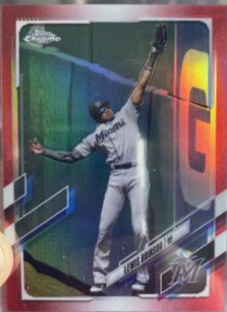Lewis Brinson [Red Refractor] #42