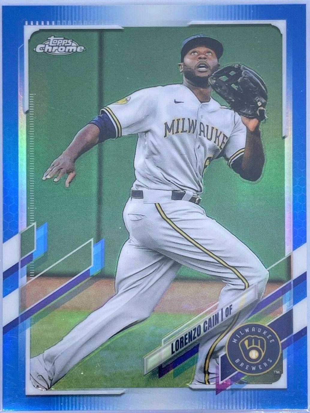 Lorenzo Cain [Blue Refractor] #86