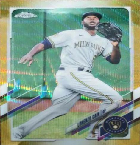 Lorenzo Cain [Gold Wave Refractor] #86