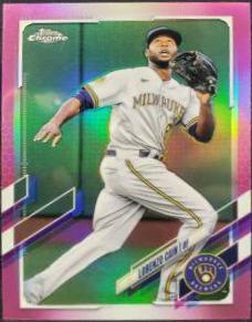 Lorenzo Cain [Pink Refractor] #86