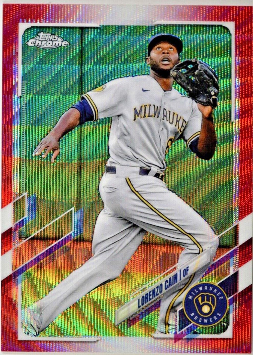 Lorenzo Cain [Red Wave Refractor] #86