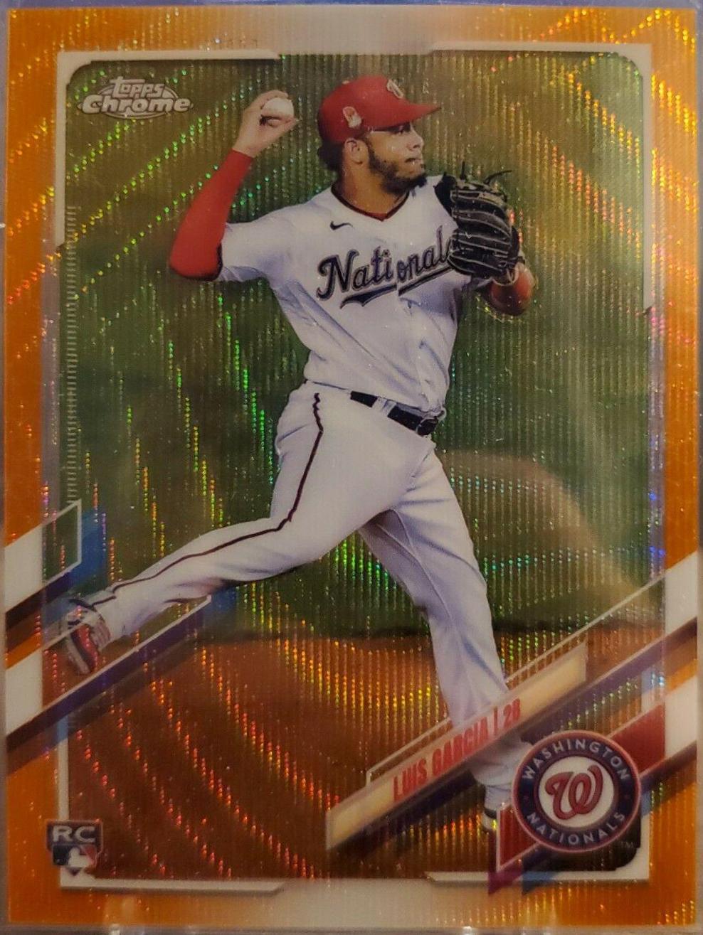 Luis Garcia [Orange Wave Refractor] #189