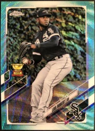 Luis Robert [Aqua Wave Refractor] #56