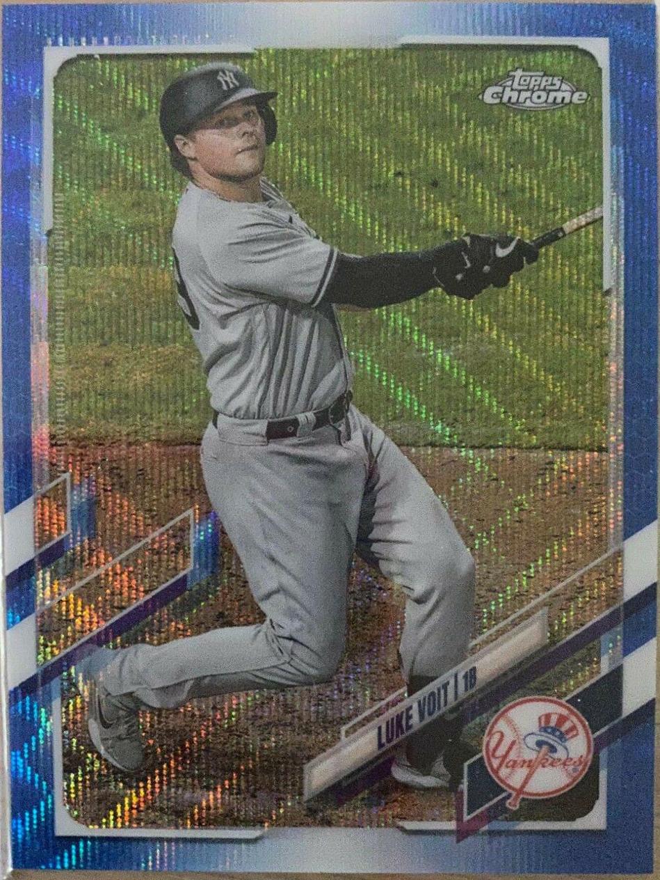 Luke Voit [Blue Wave Refractor] #87