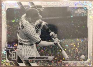 Manny Machado [Black & White Mini Diamond Refractor] #148