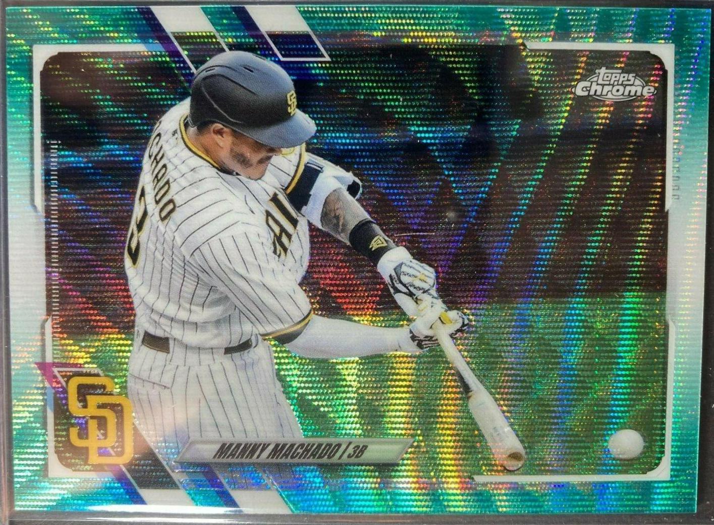 Manny Machado [Green Wave Refractor] #148