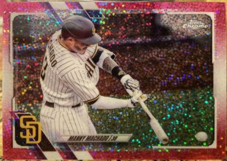 Manny Machado [Magenta Speckle Refractor] #148