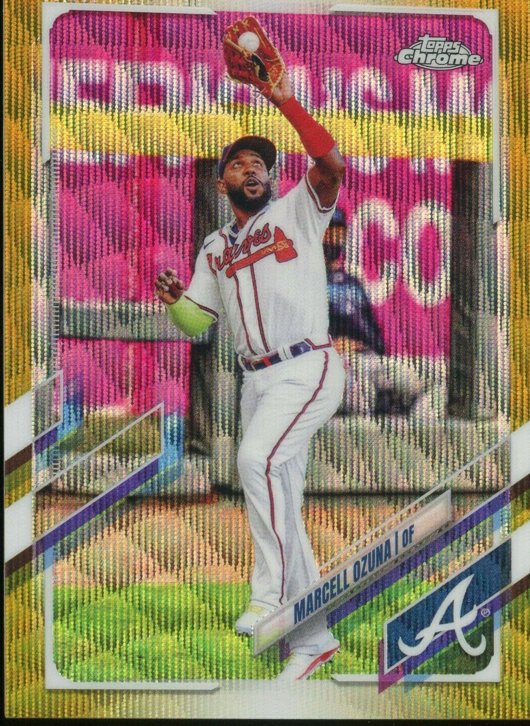 Marcell Ozuna [Gold Wave Refractor] #202