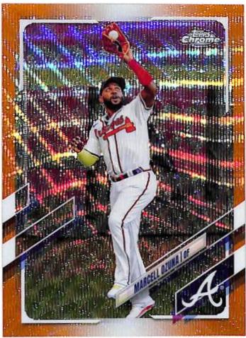 Marcell Ozuna [Orange Wave Refractor] #202