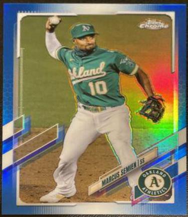 Marcus Semien [Blue Refractor] #8