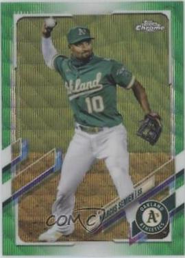 Marcus Semien [Green Wave Refractor] #8