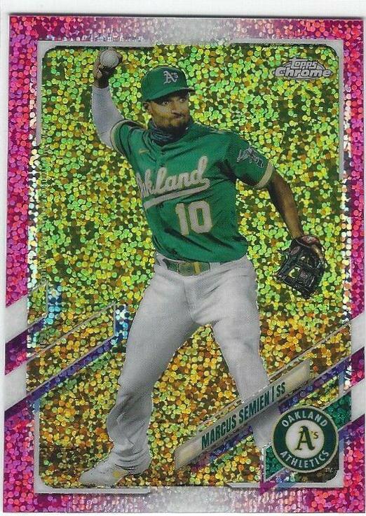 Marcus Semien [Magenta Speckle Refractor] #8