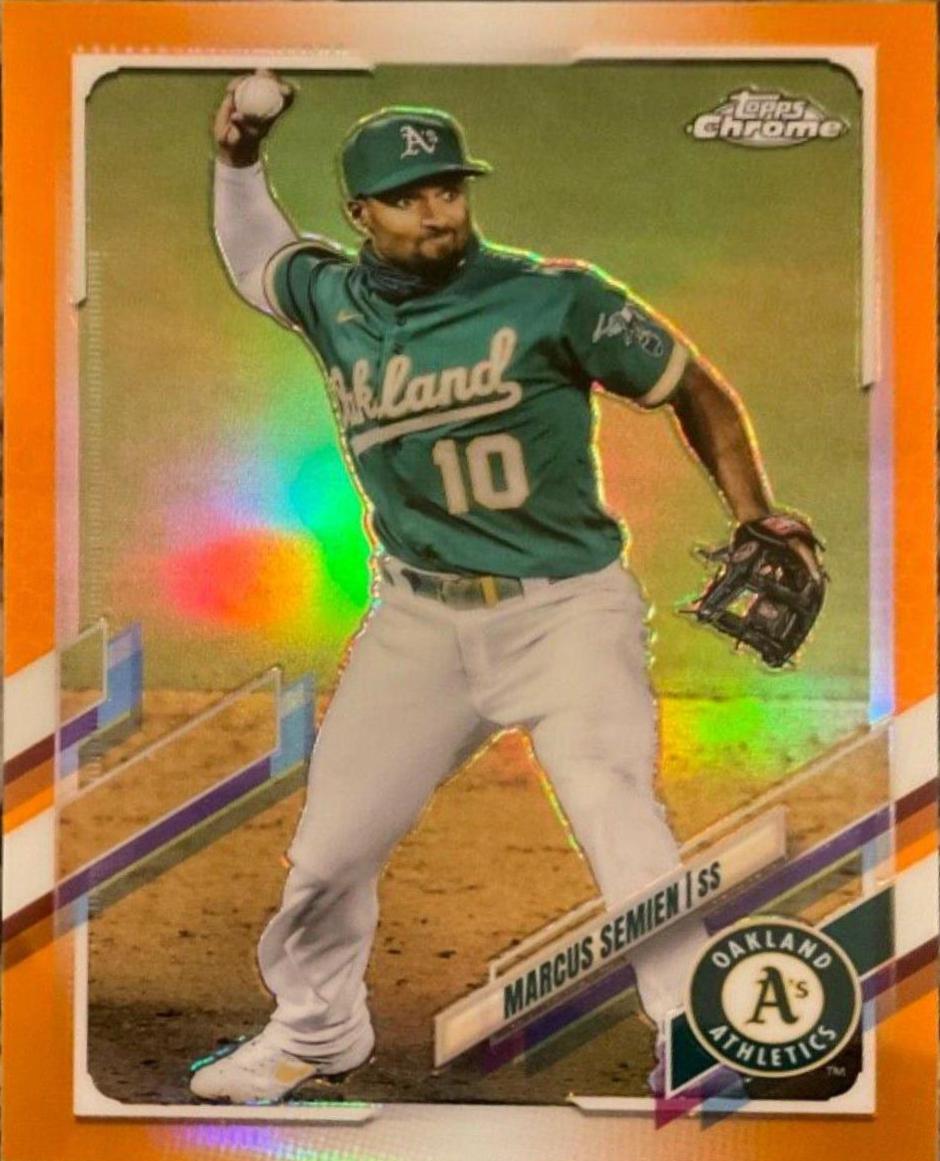 Marcus Semien [Orange Refractor] #8