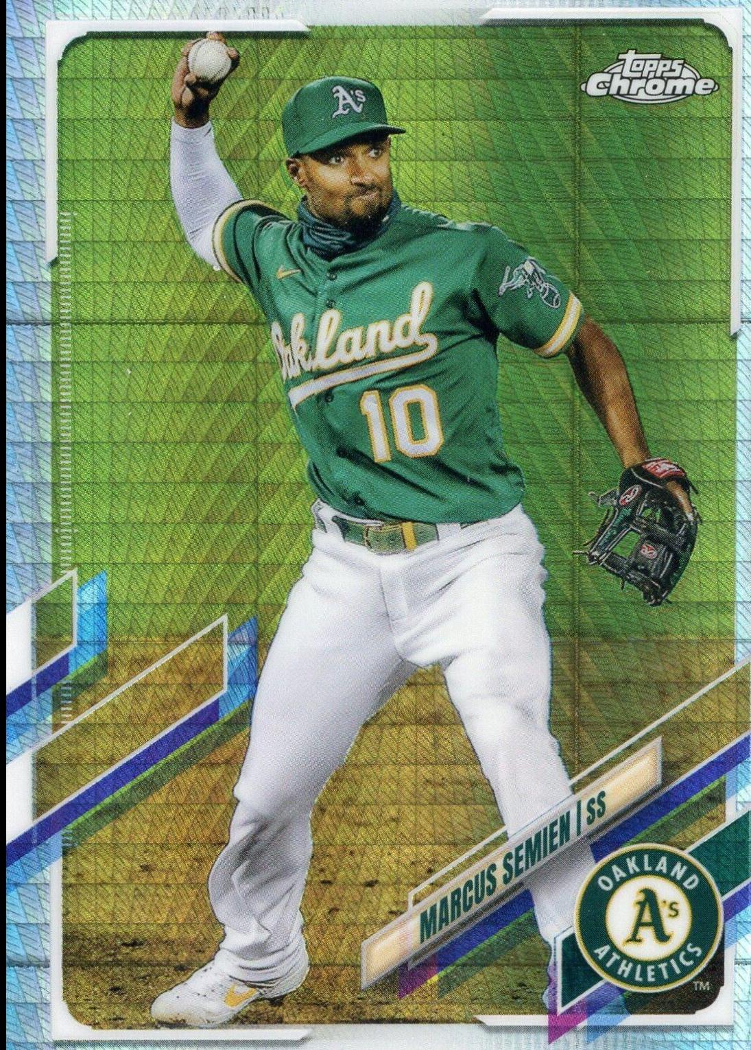 Marcus Semien [Orange Wave Refractor] #8