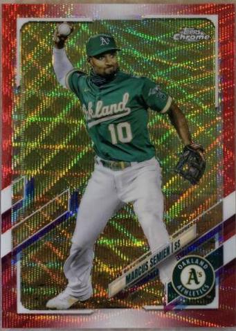 Marcus Semien [Red Wave Refractor] #8