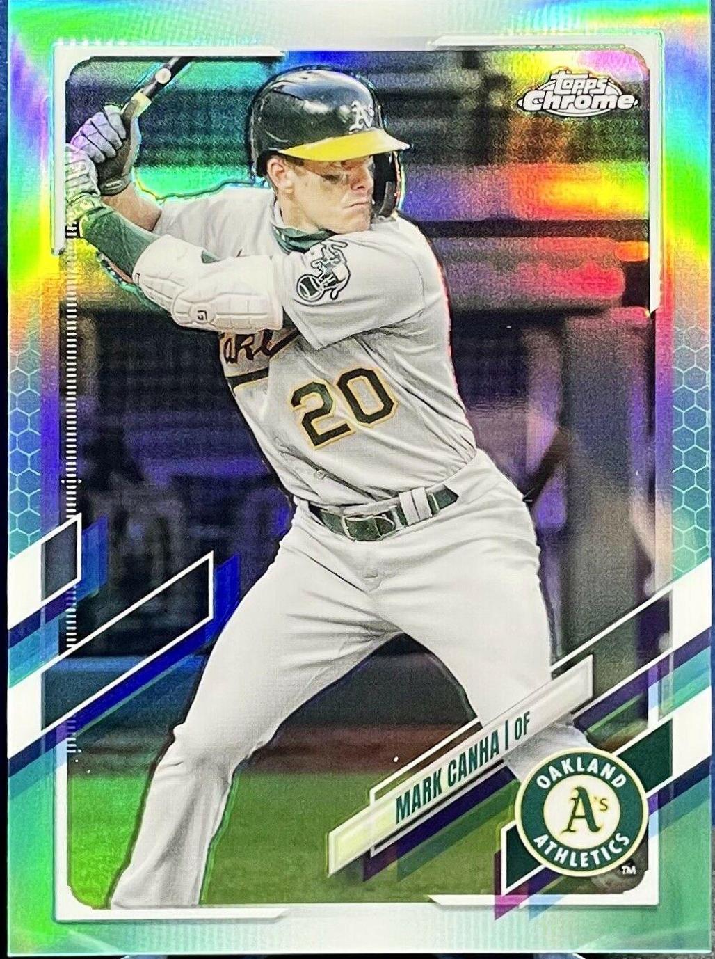 Mark Canha [Aqua Refractor] #37