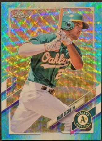 Matt Olson [Aqua Wave Refractor] #48