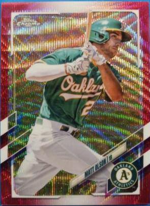 Matt Olson [Red Wave Refractor] #48