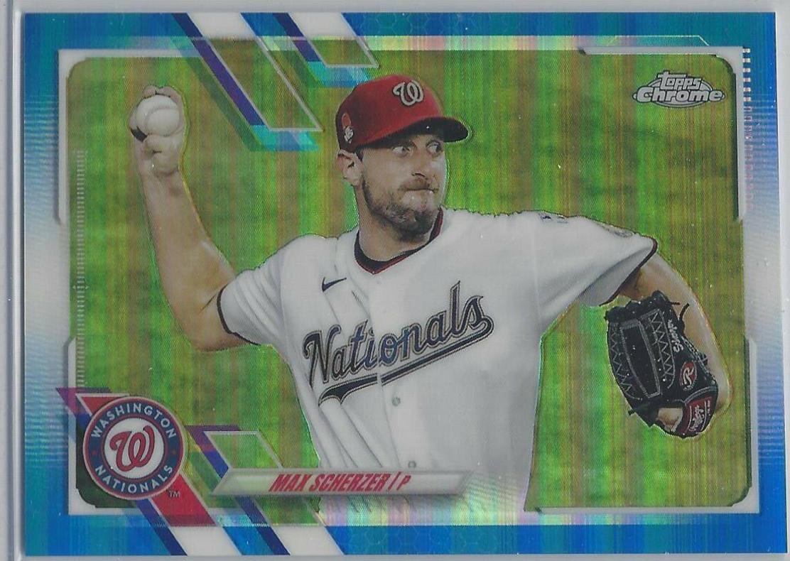 Max Scherzer [Blue Refractor] #33