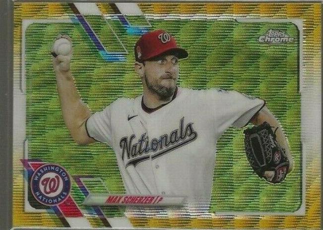 Max Scherzer [Gold Wave Refractor] #33