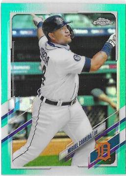 Miguel Cabrera [Aqua Refractor] #10